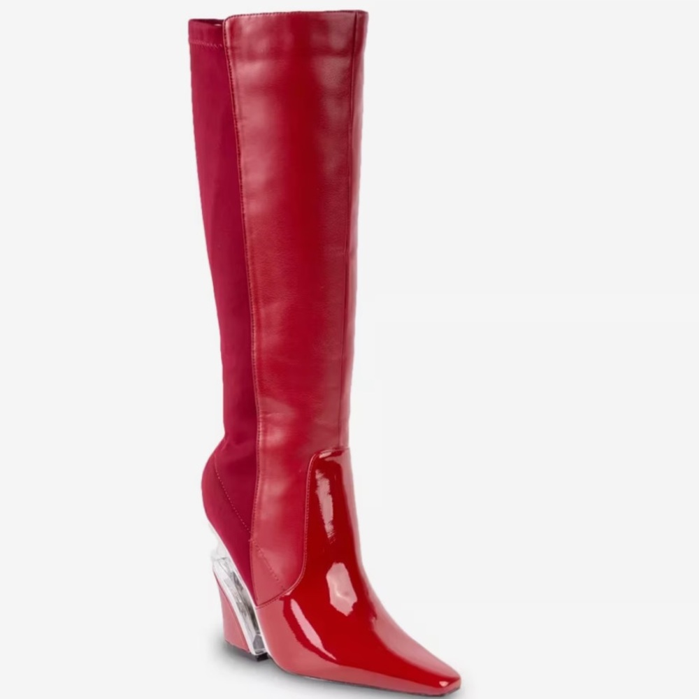 🌸NINETY UNION🌸 Villa Boot In Burgundy Size: 4 - Picture 1 of 13